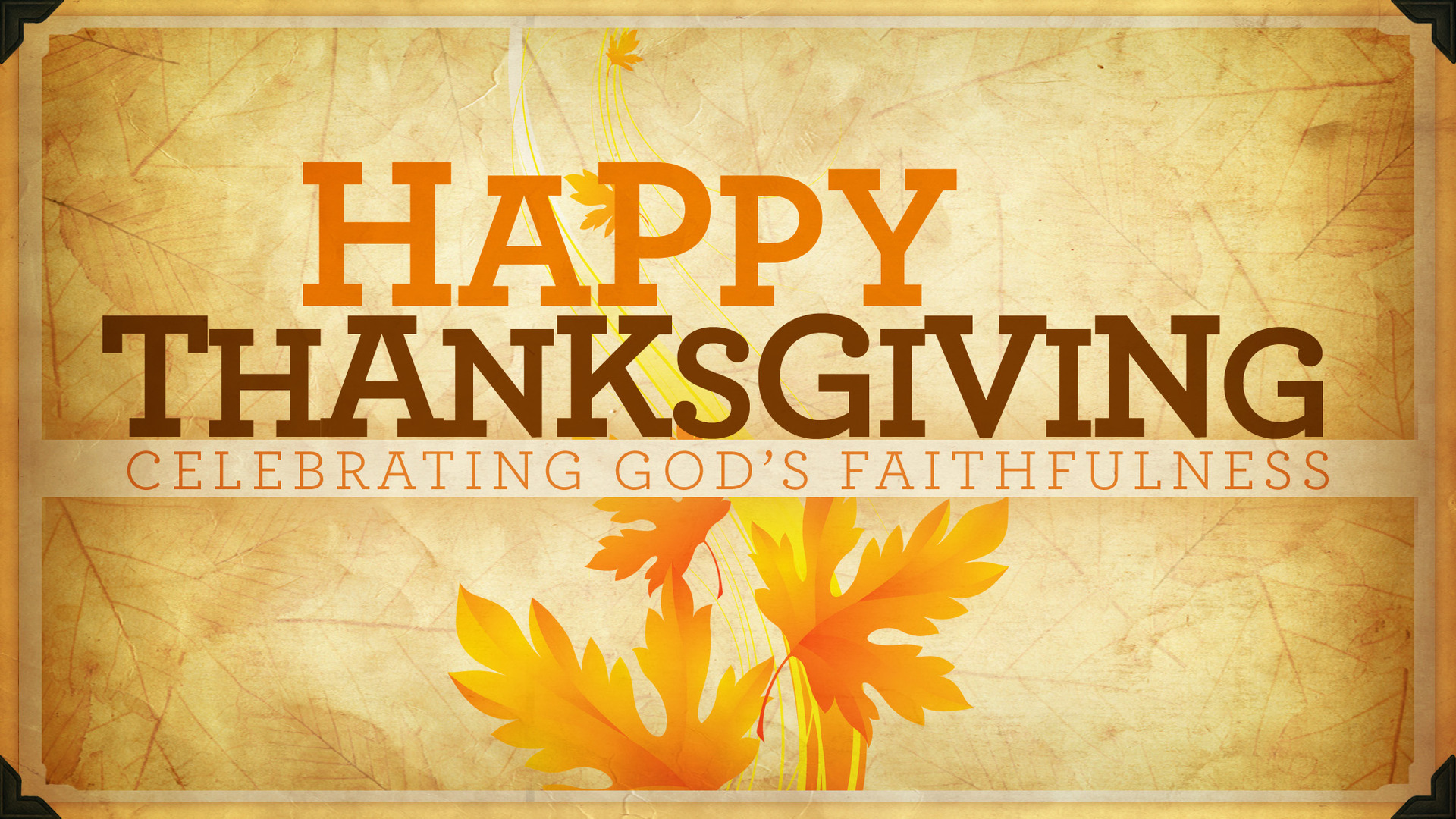 Thanksgiving Day Feast November 28 to Faith Lutheran Church
