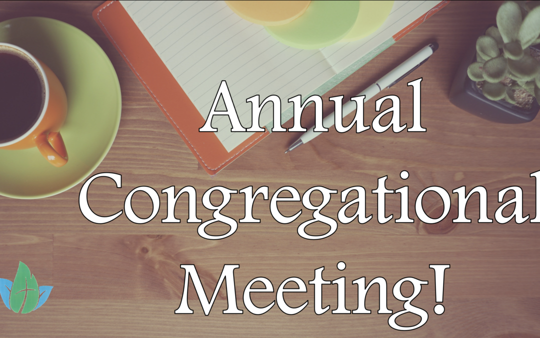 2021 Annual Congregational Meeting